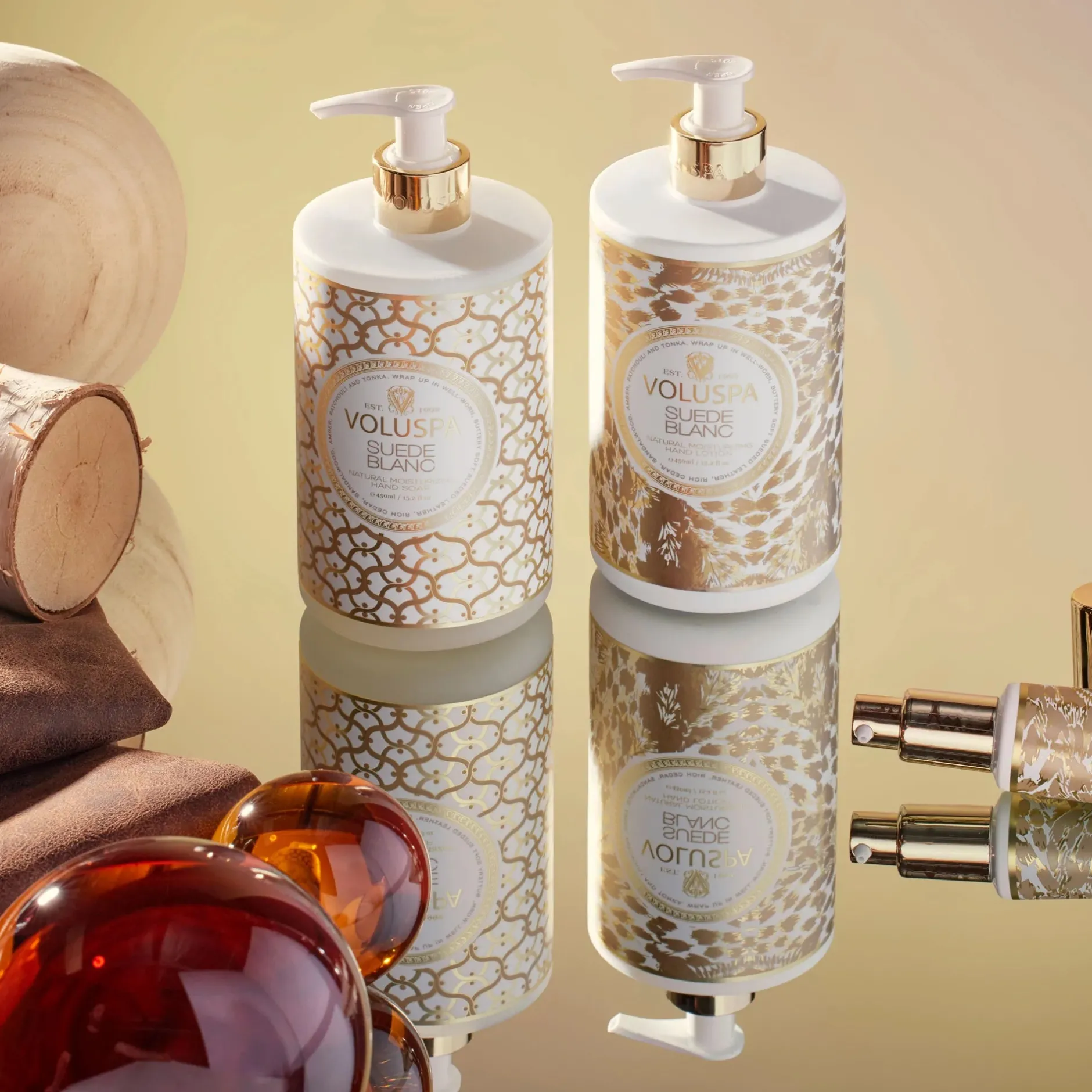 Voluspa Bundles|Suede Blanc