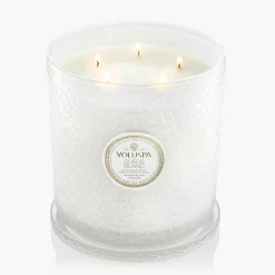 Voluspa 5 Wick Hearths|Suede Blanc