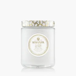 Voluspa Large Jars|Suede Blanc
