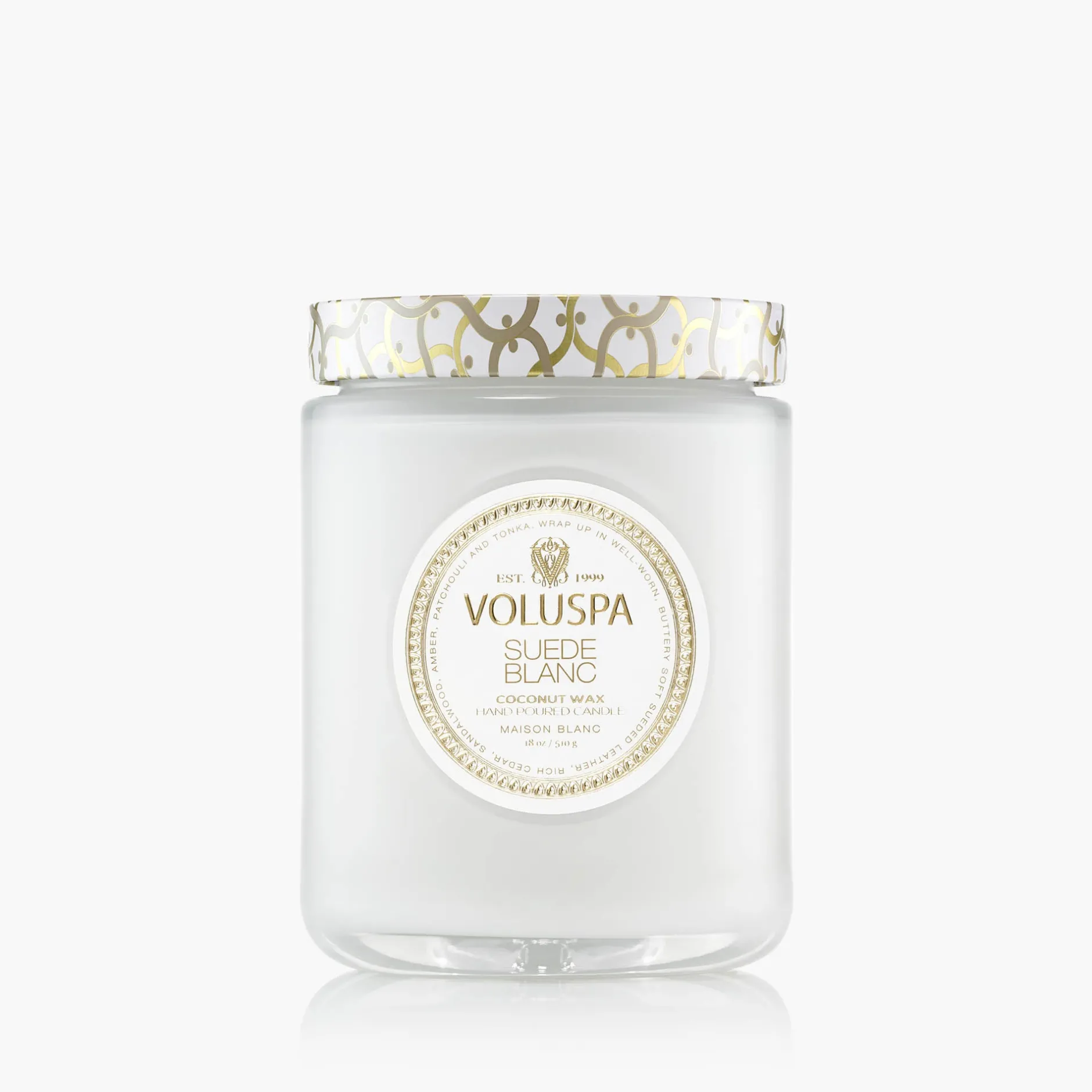Voluspa Large Jars|Suede Blanc