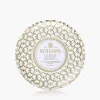 Voluspa 3 Wick Tin|Suede Blanc