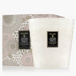 Voluspa Tahitian Coconut Vanilla|3 Wick Hearths + Luxe|Tahitian Coconut Vanilla