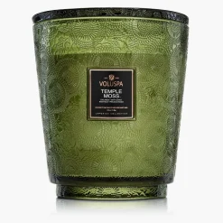 Voluspa Temple Moss|5 Wick Hearths|Temple Moss