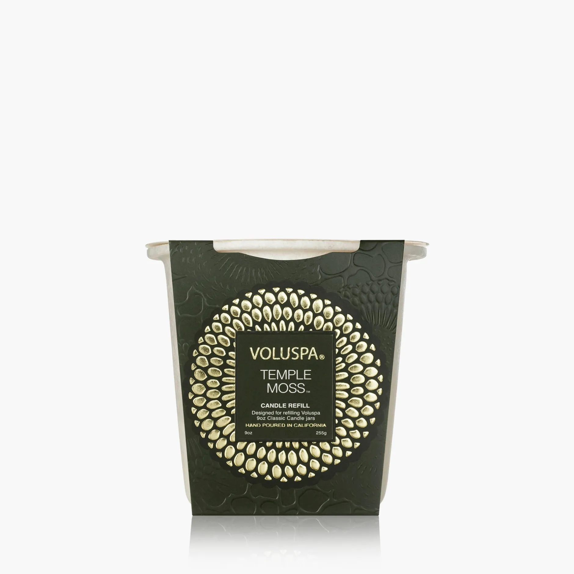 Voluspa Classic Candles|Classic Candle Refills|Temple Moss
