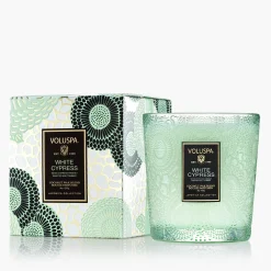 Voluspa Classic Candles|White Cypress|White Cypress
