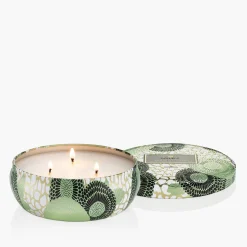 Voluspa White Cypress|3 Wick Tin|White Cypress
