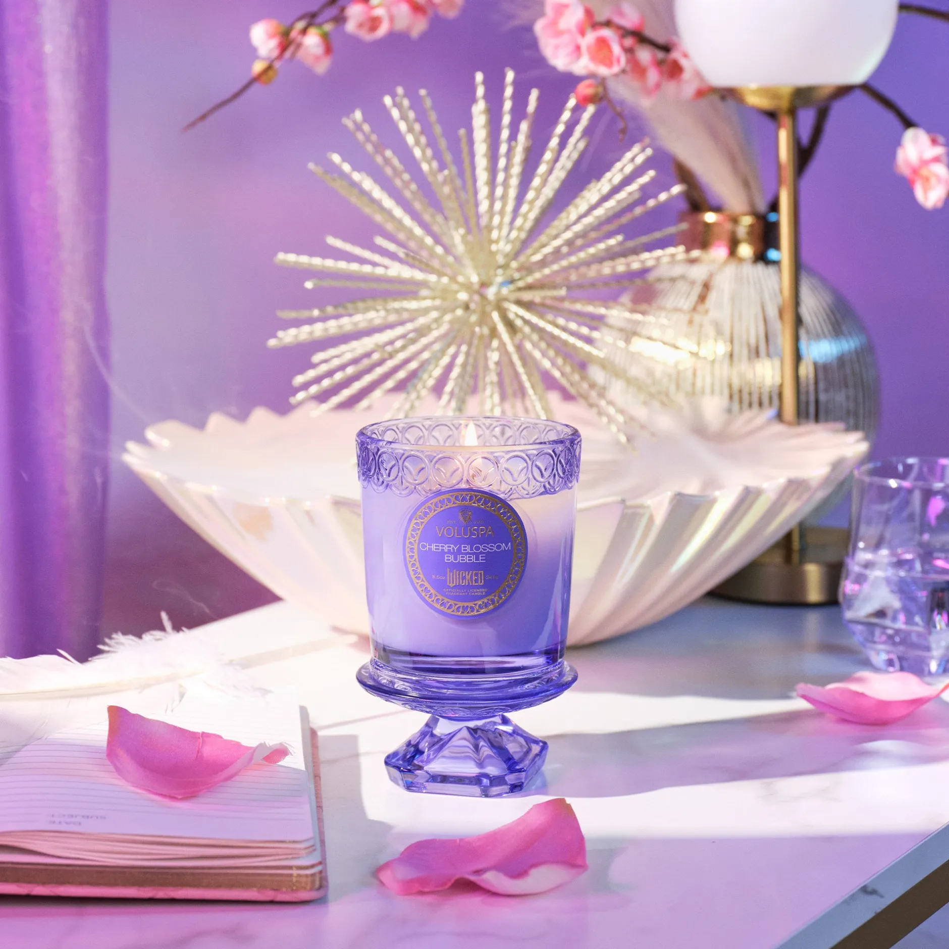 Voluspa Classic Candles|Cherry Blossom Bubble|Wicked: For Good